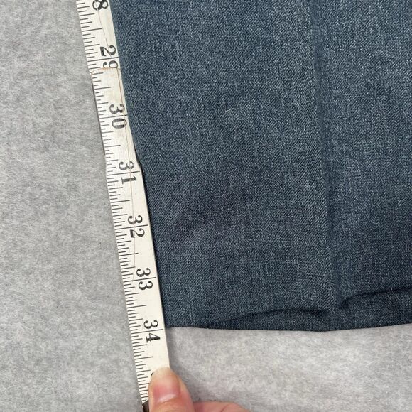 VTG Levi's Menswear Action Slacks Sta-Prest Gray Dress Pant Trouser 31x34 - Picture 6 of 14